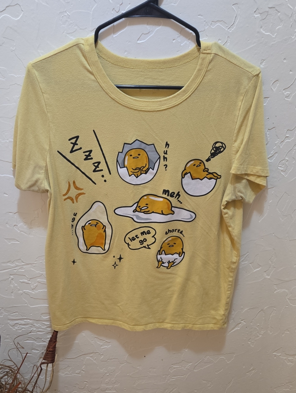 3/$10 T-shirt with cartoon eggs
